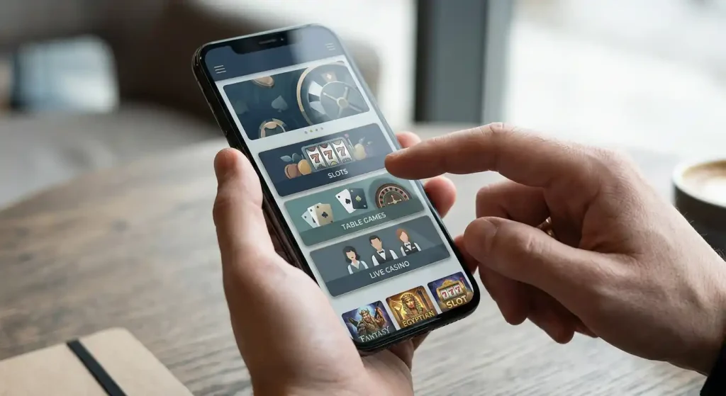 Current DazzleCasino mobile website in portrait orientation